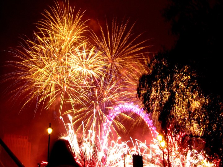 London new year fireworks